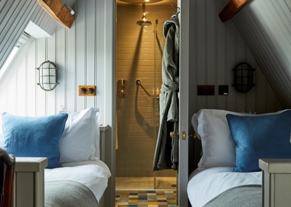 Snug Twin Room at THE PIG-on the beach - Studland, Dorset